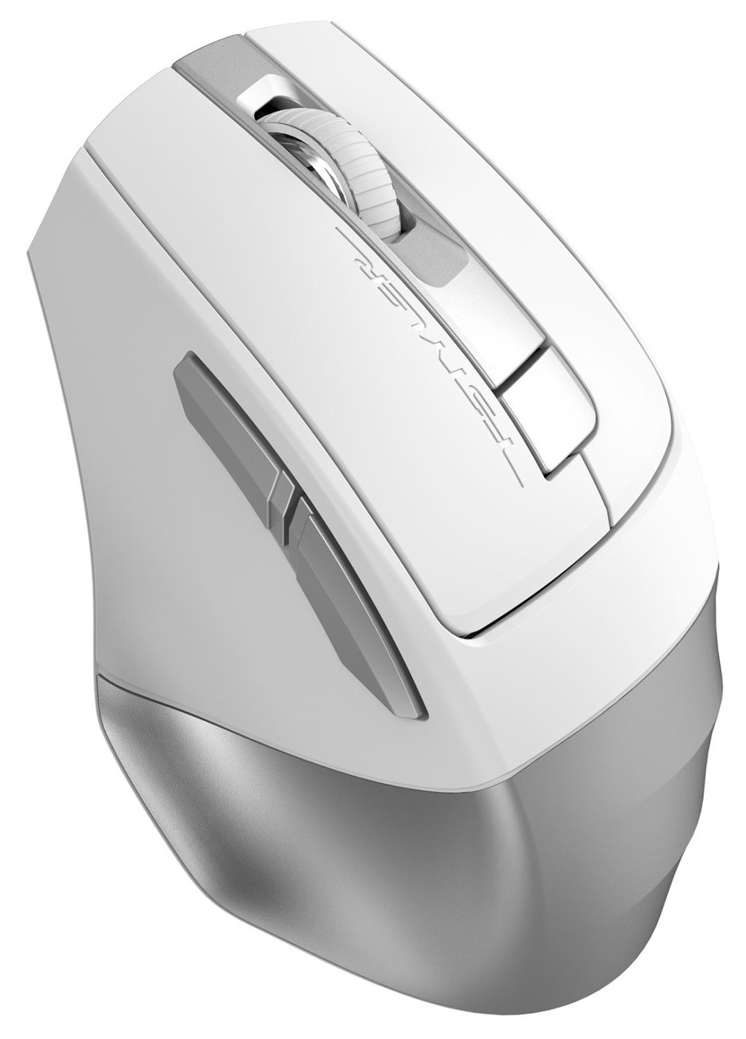 Мышь A4Tech Fstyler FB35C белый оптическая 2000dpi беспров. BT/Radio USB 6but (FB35C ICY WHITE)