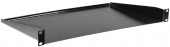 Полка стационарная ITK RS05-280M-R 1U нагр.:20кг. 19" 280мм черный