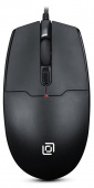 Мышь Оклик 147M черный оптическая 2000dpi USB 4but (1454525)
