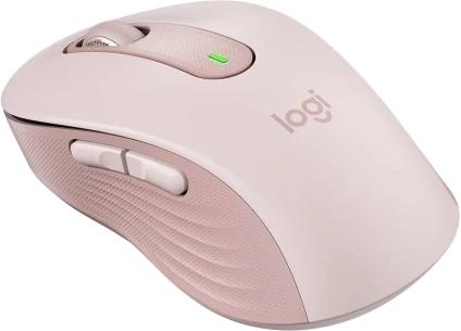 Мышь Logitech M650 розовый оптическая 4000dpi беспров. BT/Radio USB 4but (910-006391)