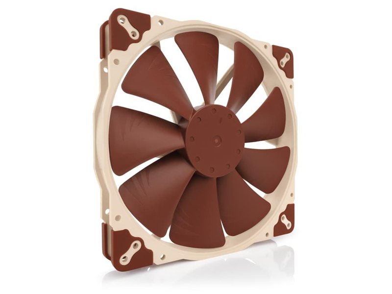 Кулер для корпуса/ Case Cooler Noctua NF-A20 5V (200x200x30mm, 3-pin, 86.46CFM, 18.1dBA, 800RPM, Beige/Brown)