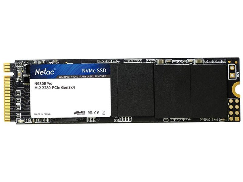 Накопитель SSD Netac PCIe 3.0 x4 256GB NT01N930E-256G-E4X N930E Pro M.2 2280