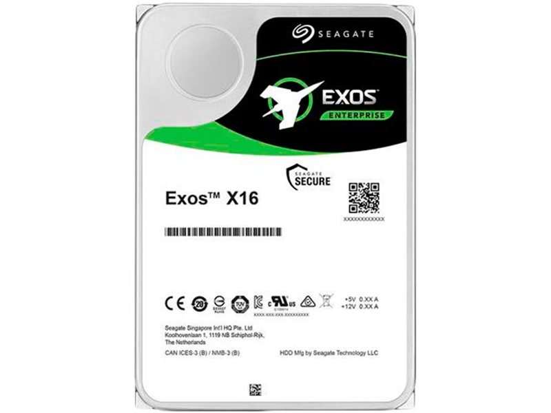 Жесткий диск/ HDD Seagate SAS 12Tb Exos 12Gb/s 7200 256MB 1 year warranty