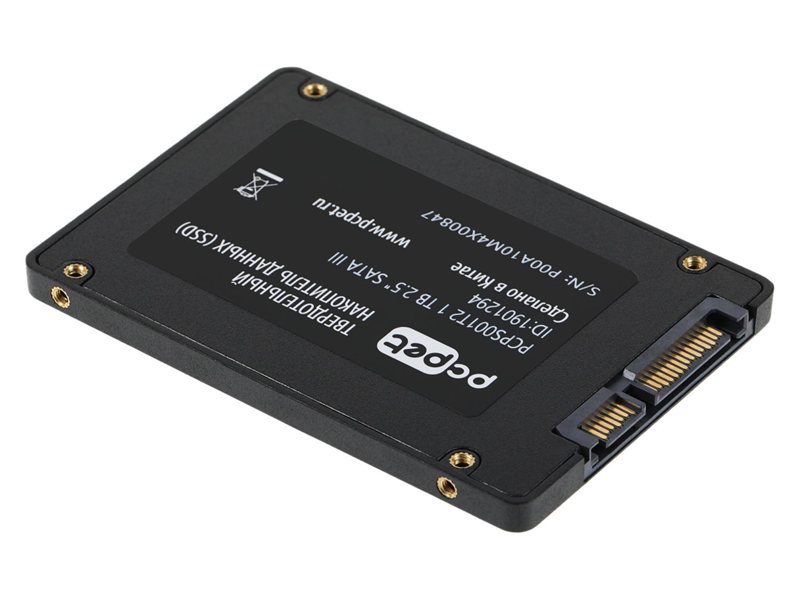 Накопитель SSD PC Pet SATA-III 1TB PCPS001T2 2.5" OEM