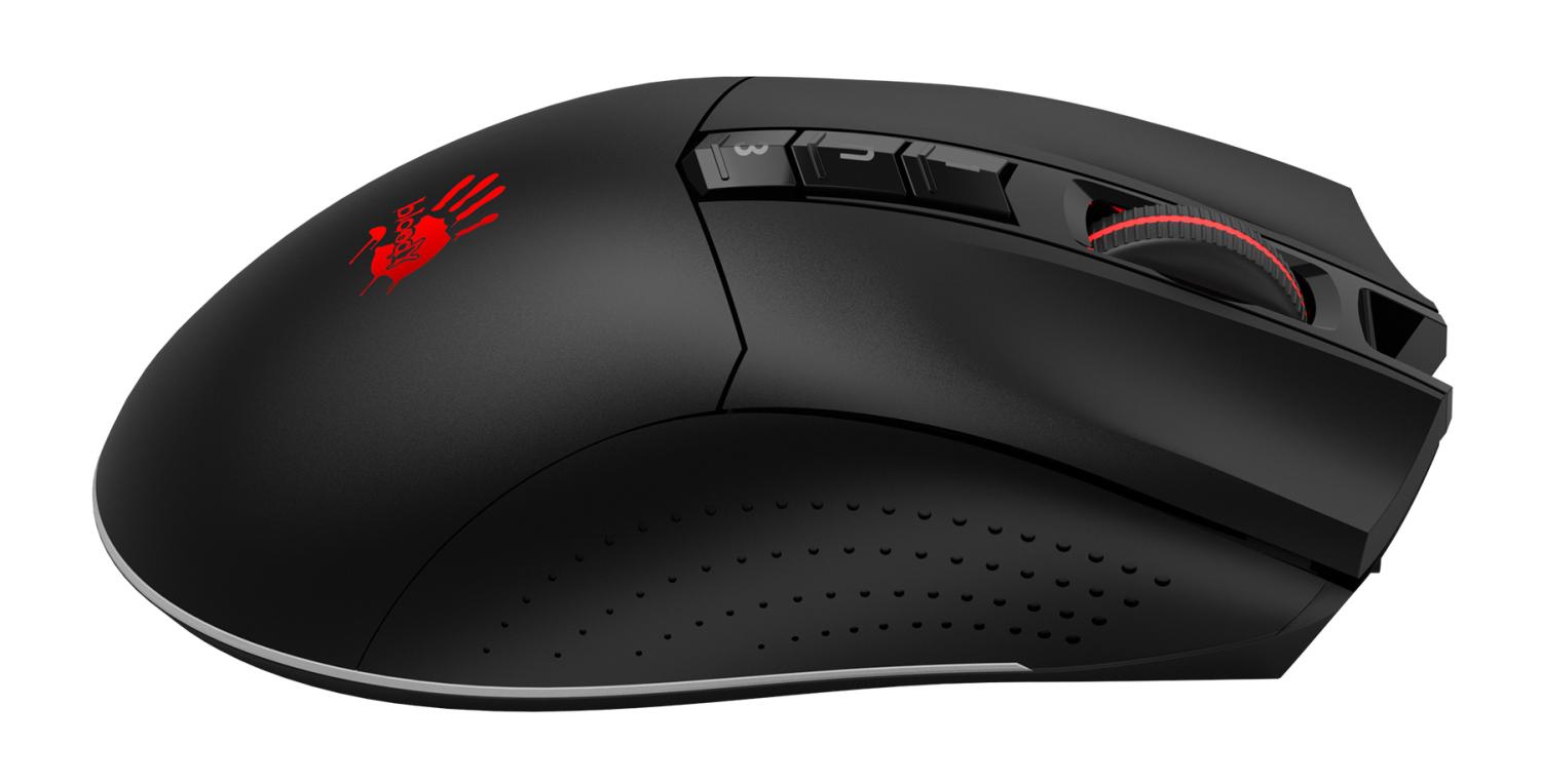 Мышь A4Tech Bloody R90 Plus черный оптическая 5000dpi беспров. USB 7but