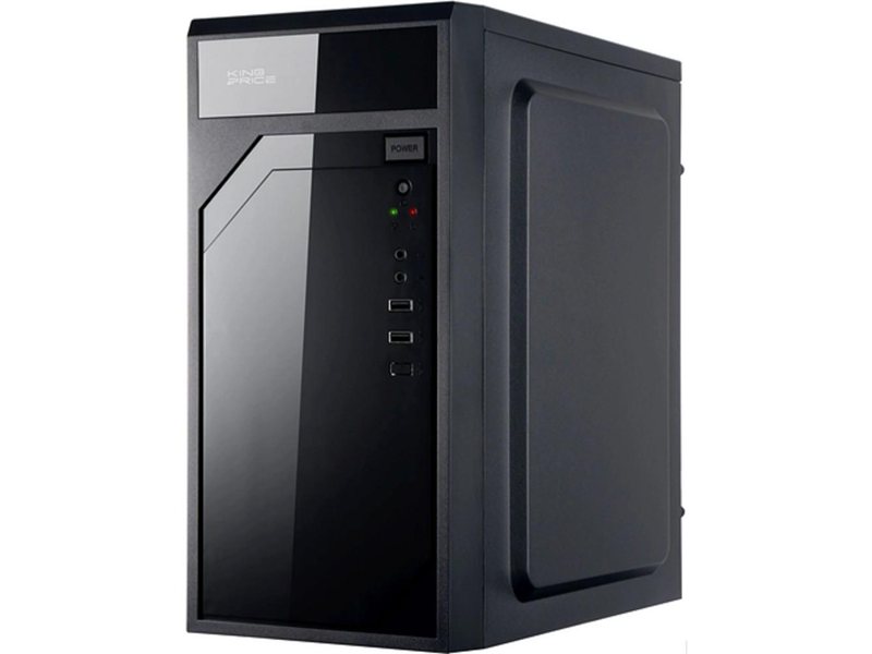 Корпус KingPrice KPCC-MN208 черный без БП mATX 1x80mm 2x120mm 2xUSB2.0 audio