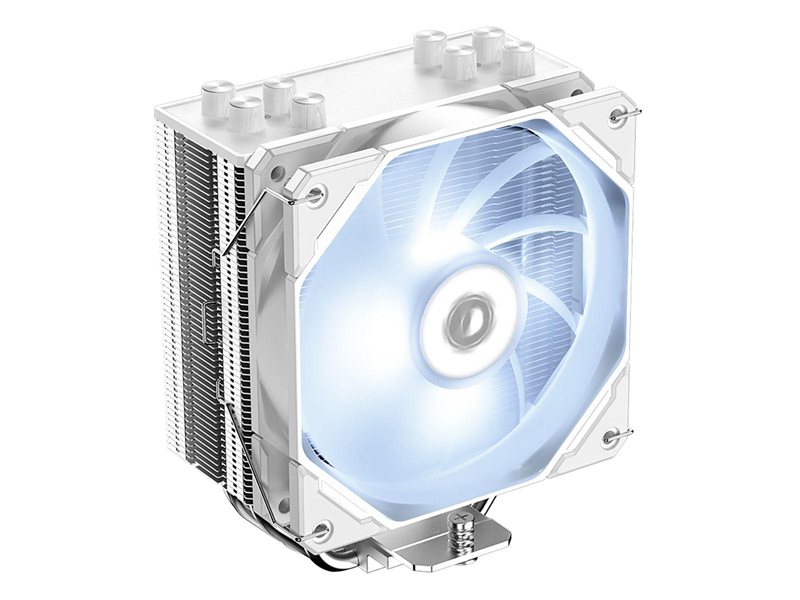 Вентилятор ID-COOLING SE-224-XTS WHITE LGA1700/1200/115X/AM5/AM4 (10шт/кор, TDP 220W, PWM,  4 тепл.трубки прямого контакта, White LED FAN 120mm, белый) RET