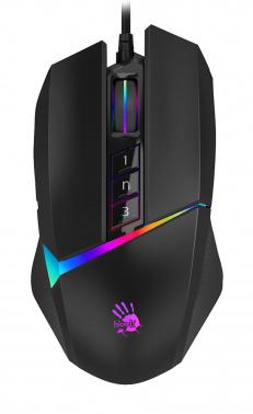 Мышь A4Tech Bloody W60 Max черный оптическая 10000dpi USB 7but (W60 MAX STONE BLACK)