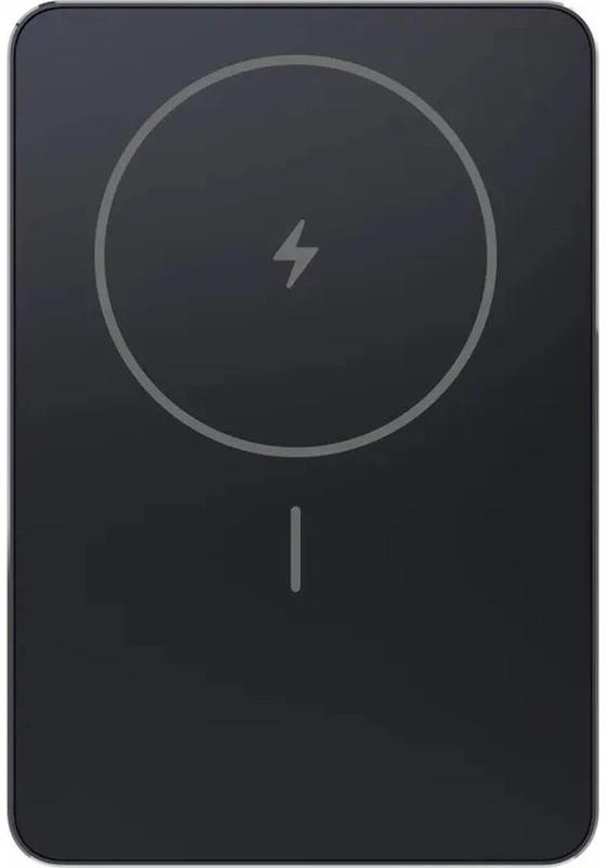Мобильный аккумулятор Xiaomi Super Slim Magnetic 5000mAh QC3.0/PD3.0 22.5W 3A USB-C беспров.зар. черный (BHR08PMGL)