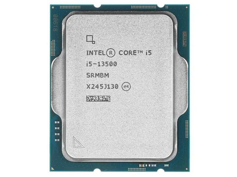 Центральный Процессор Intel Core i5-13500 OEM (Raptor Lake, Intel 7, C14(8EC/6PC)/T20, Base 1,80GHz(EC), Performance Base 2,50GHz(PC), Turbo 4,80GHz, Max Turbo 4,80GHz, UHD 770, L2 11.5Mb, Cache 24Mb, Base TDP 65W, Turbo TDP 154W, S1700)