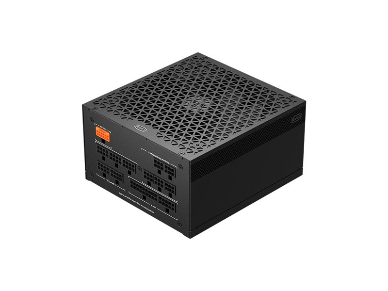 Блок питания ПК/ Power Supply PCCooler, 850W 80+ Gold (ATX, 3.1, Full modular, 1x24(20+4)pin 610mm, 2xCPU 8(4+4)pin 700mm, 2xPCIe*2 8(6+2)pin 750mm, 1x12V(2x6) 12+4pin 500mm, 2xSATA*3+MOLEX4pin*1 450+120+120+150mm , Active, 135x135mm, 160x150x86mm, APFC,