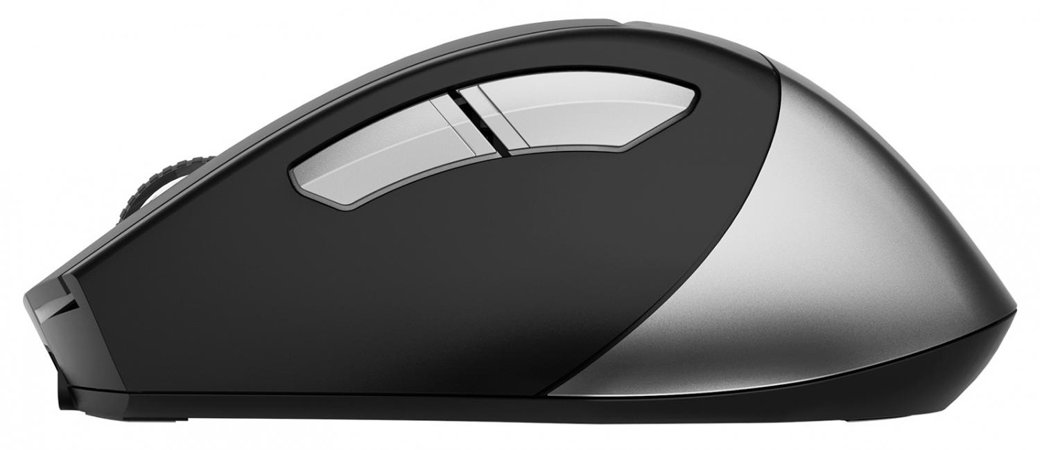 Мышь A4Tech Fstyler FB35C серый/черный оптическая 2000dpi беспров. BT/Radio USB 6but (FB35C SMOKY GREY)