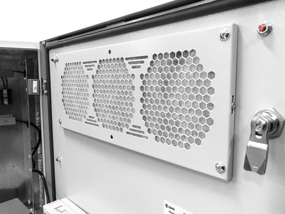 Шкаф коммутационный ЦМО (ШТВ-НН-12.6.5-4ААА-Т1) настенный 12U 620x530мм пер.дв.металл несъемн.бок.пан. 150кг серый 420мм 58кг 120град. 600мм IP54 IK10 металл уличный всепогодный антиванадальный с вентилятором с нагревателем укомплектованный