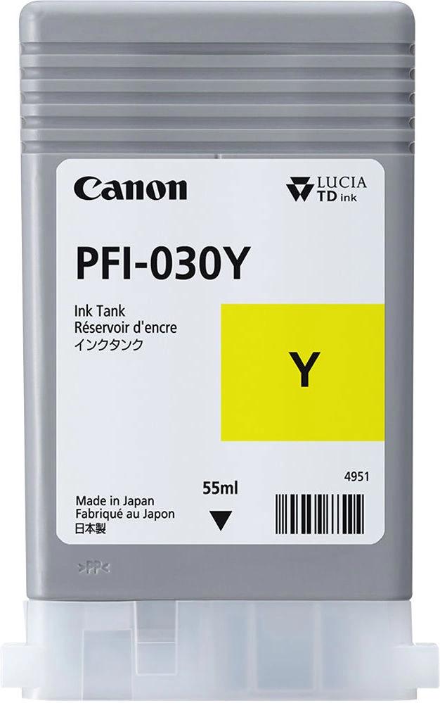 Картридж струйный Canon PFI-030Y 3492C001 желтый (55мл) для Canon imagePROGRAF TA-20, TA-30, TM-240, TM-340.