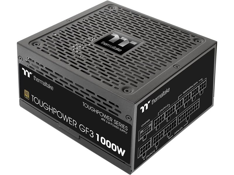 Блок питания Thermaltake ATX 1000W Toughpower GF3 Gen.5 80+ gold 24pin APFC 135mm fan 12xSATA Cab Manag RTL