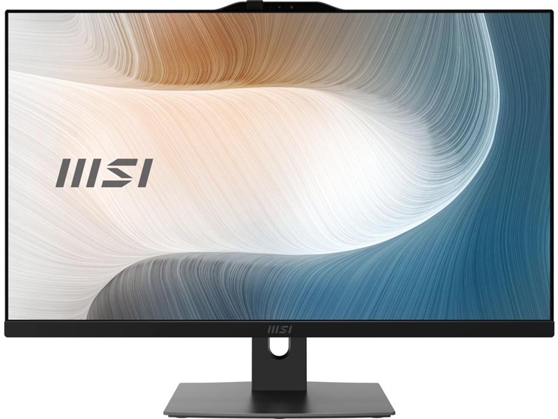 Моноблок MSI Modern AM272P 1M-679XRU 27" Full HD Core 7 150U (1.8) 16Gb SSD512Gb Graphics без ОС GbitEth WiFi BT 120W клавиатура мышь Cam черный 1920x1080