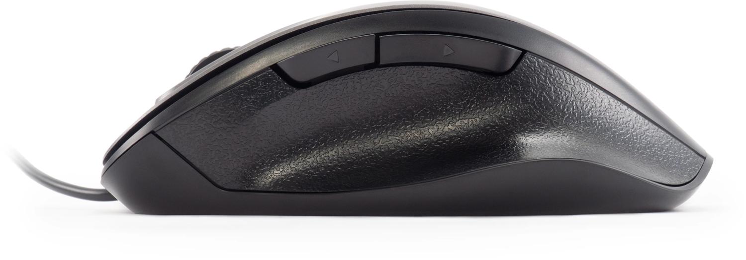 Мышь Оклик 504M черный/серый оптическая 3600dpi silent USB 6but (2004741)