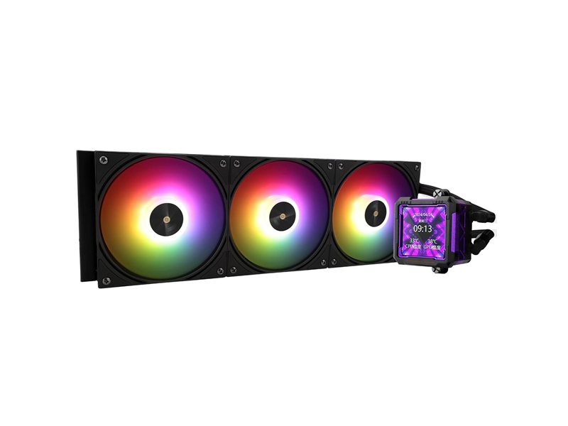 Thermalright Система водяного охлаждения Frozen Warframe Pro 360 ARGB Black / 3x120mm ARGB PWM Fans / TRFWP360AB