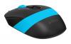 Мышь A4Tech Fstyler FM10 черный/синий оптическая 1600dpi USB 4but (FM10 BLUE)