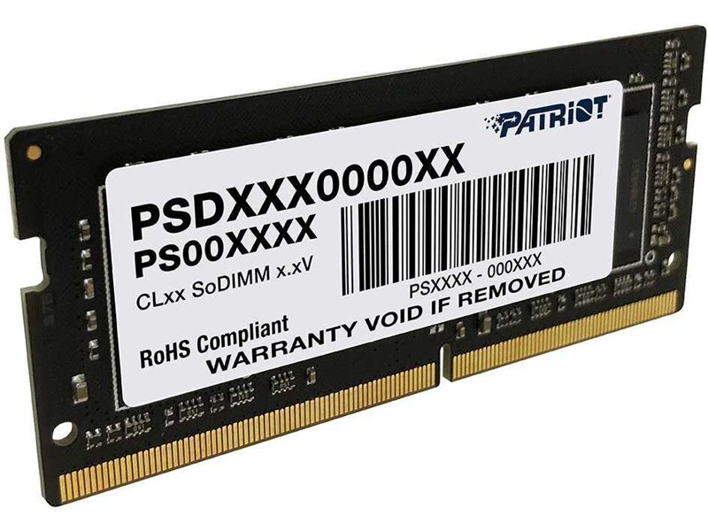 Память DDR4 16Gb 2666MHz Patriot PSD416G266681S Signature RTL PC4-21300 CL19 SO-DIMM 260-pin 1.2В single rank Ret