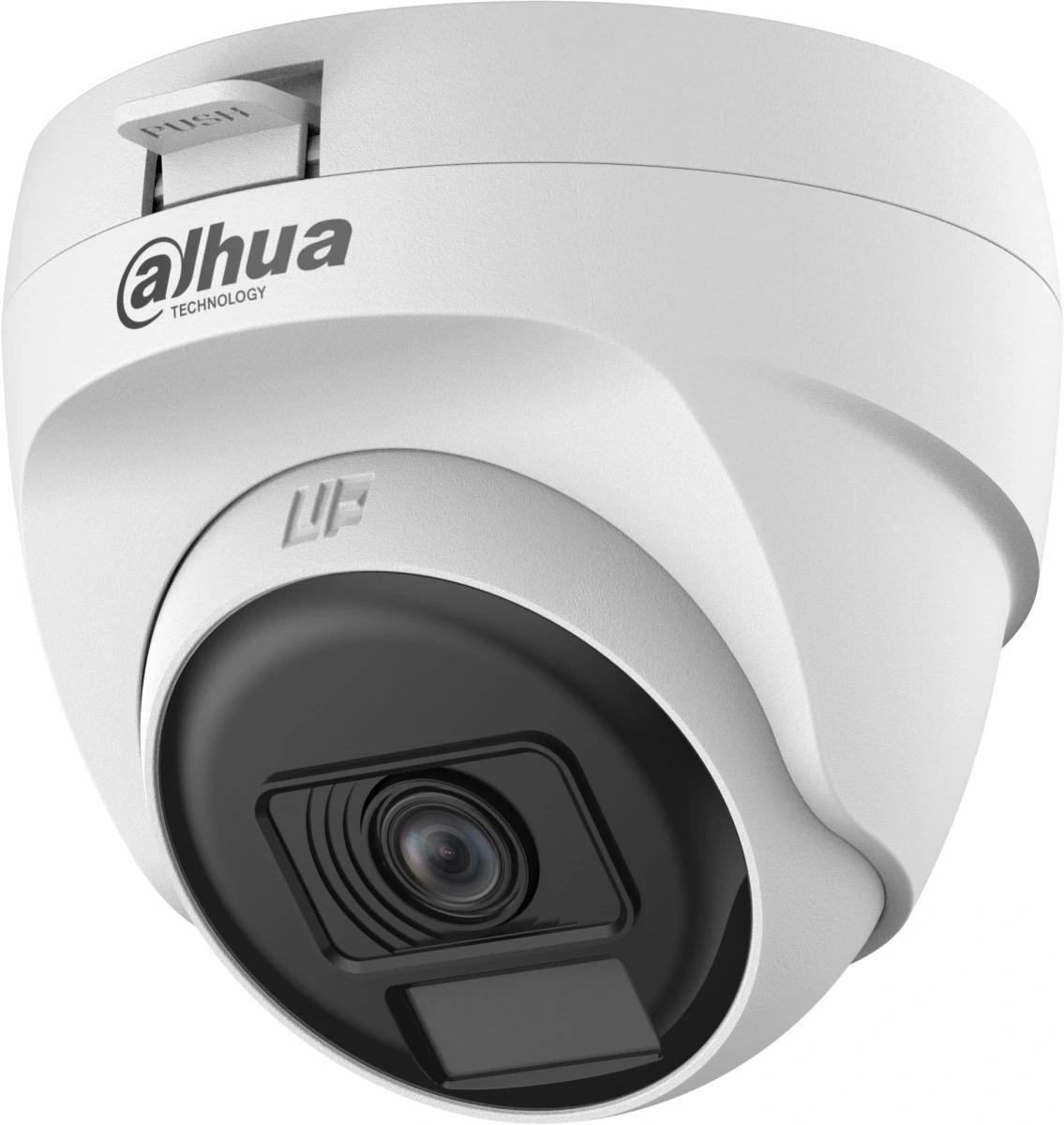 Камера видеонаблюдения аналоговая Dahua DH-HAC-T1A21P-U-IL-0280B 2.8-2.8мм HD-CVI HD-TVI цв. корп.:белый