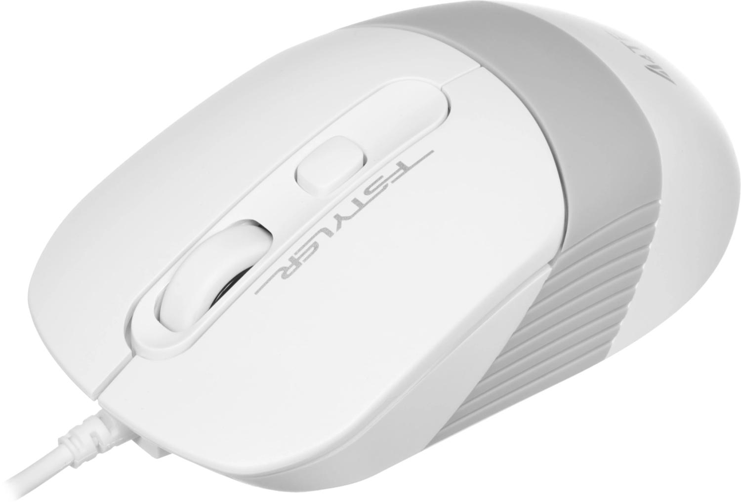 Клавиатура + мышь A4Tech Fstyler F1010 клав:белый/серый мышь:белый/серый USB Multimedia (F1010 WHITE)