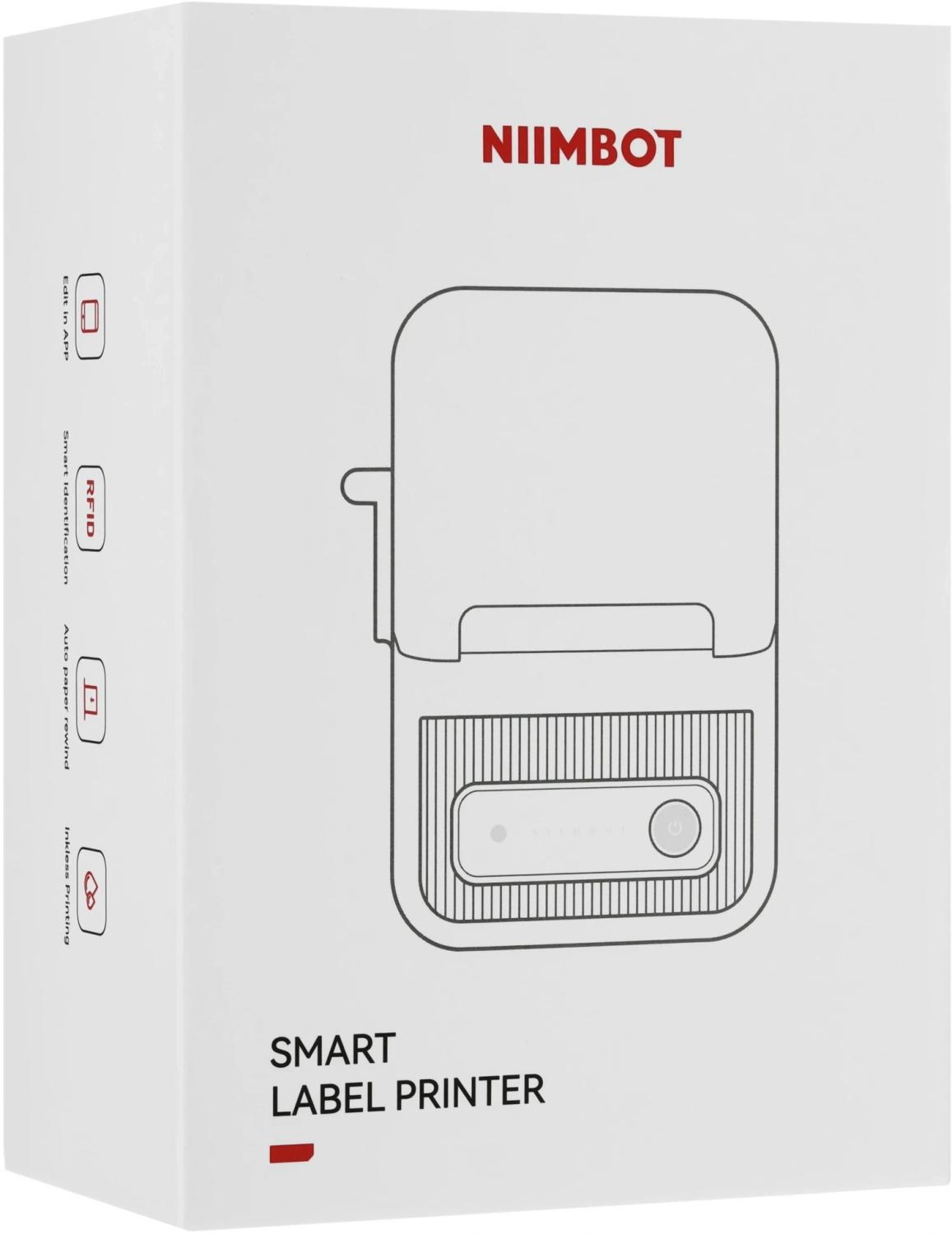 Термопринтер Niimbot B21S (1746728) 203dpi 60мм/с/USB/BT для печ.этик. белый