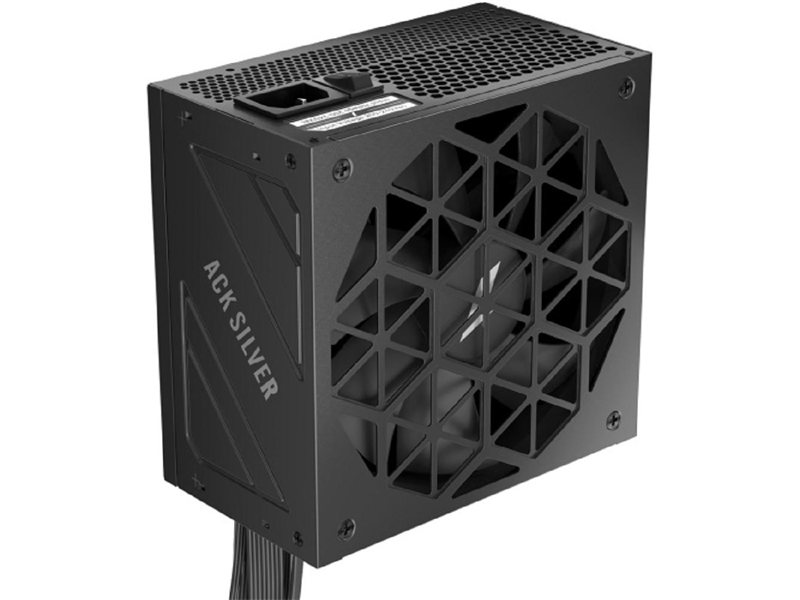 1STPLAYER ACK SILVER 850W Black / ATX 3.1, APFC, 80 PLUS Silver, Double Forward, DC-DC, full Teapo caps, 140mm fan, non-modular / HA-850BA7-BK
