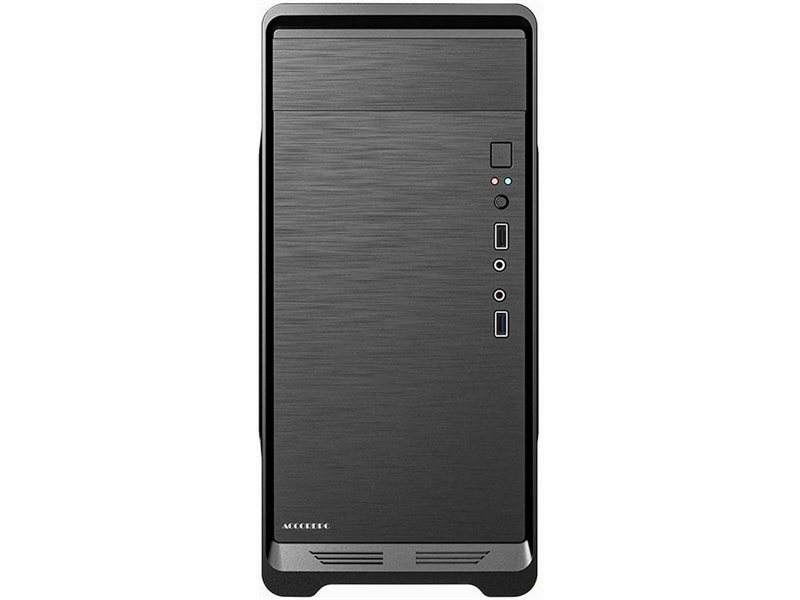Корпус Accord ACC-811 черный без БП mATX 1x80mm 3x120mm 1xUSB2.0 1xUSB3.0 audio bott PSU