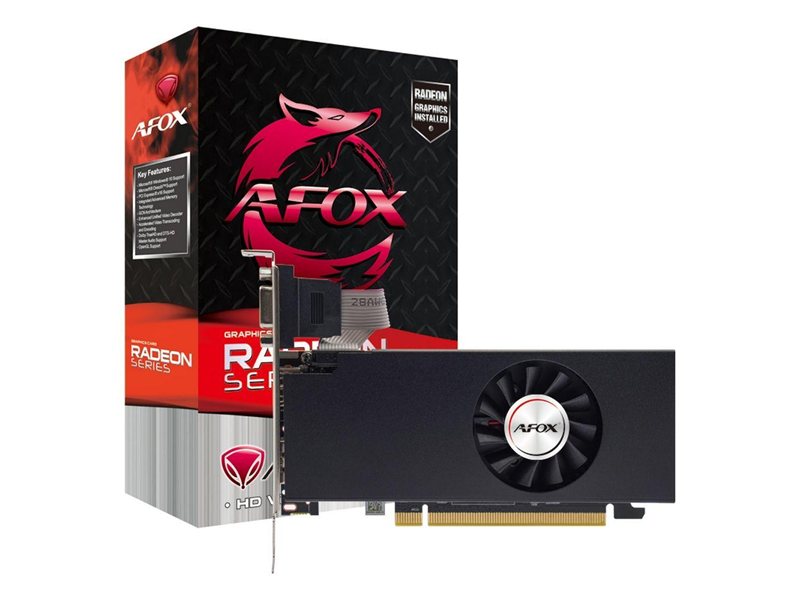 Видеокарта Afox RX550 4GB GDDR5 128bit VGA DP HDMI 1FAN LP RTL