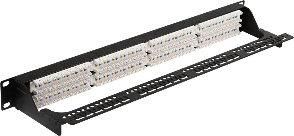 Патч-панель Lanmaster LAN-PPC48U5E 19" 2U 48xRJ45 кат.5E UTP