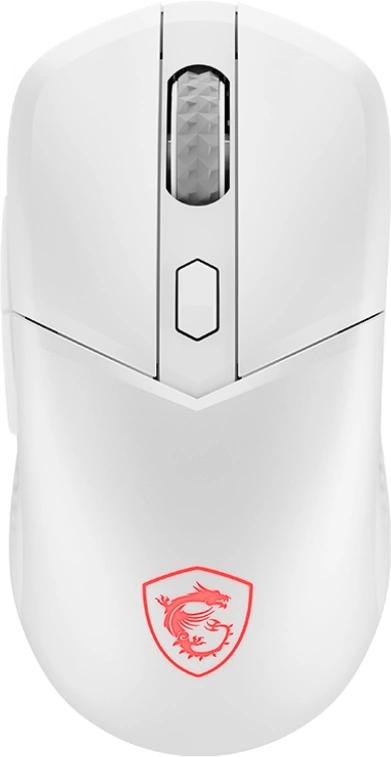Мышь MSI VERSA 300 W MS-8ZBD белый оптическая 8000dpi беспров. BT/Radio USB 5but (S12-4301440-CLA)