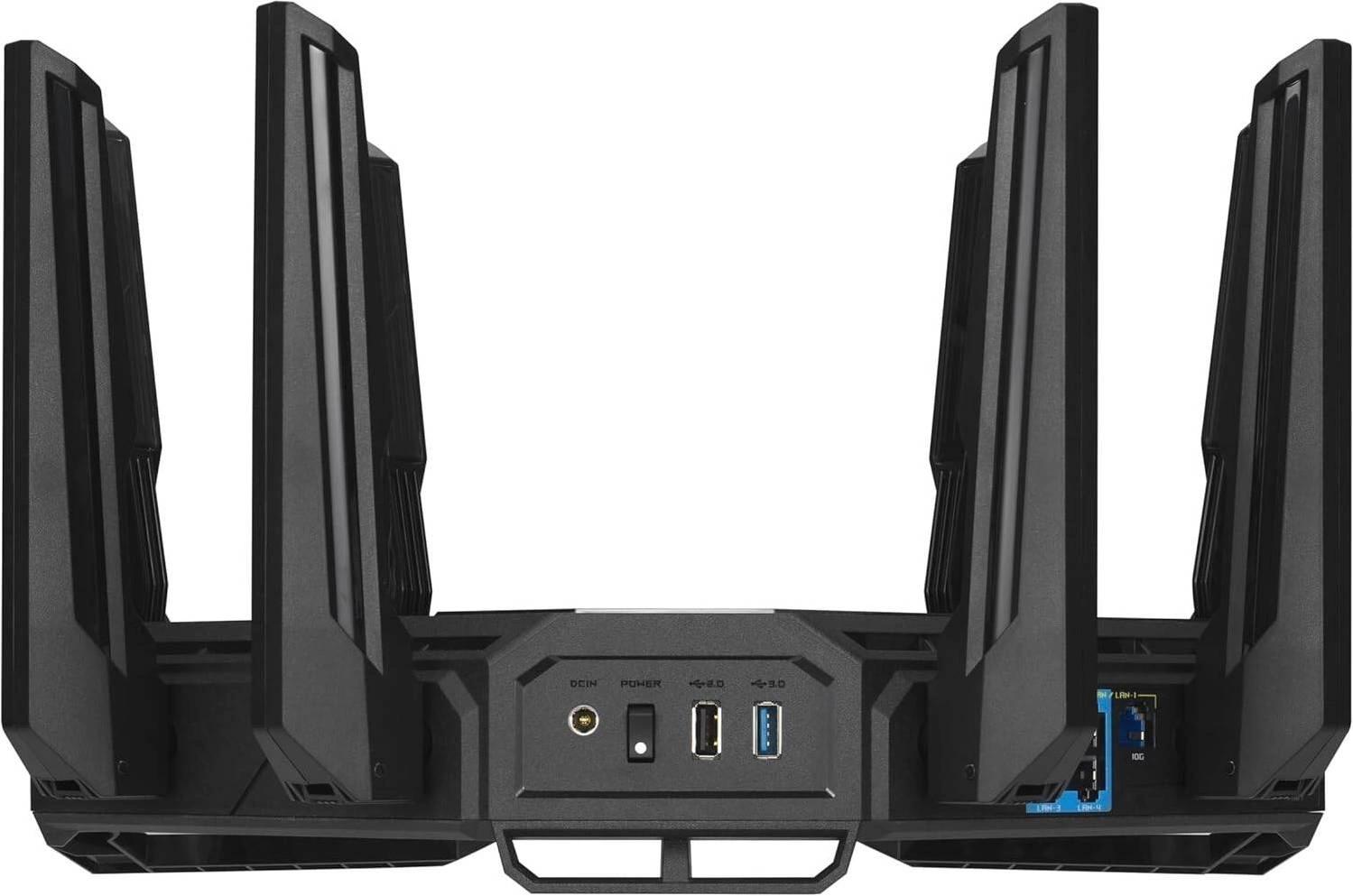 Роутер беспроводной Asus GT-BE98 BE25000 100/1000/2500/10000BASE-T черный