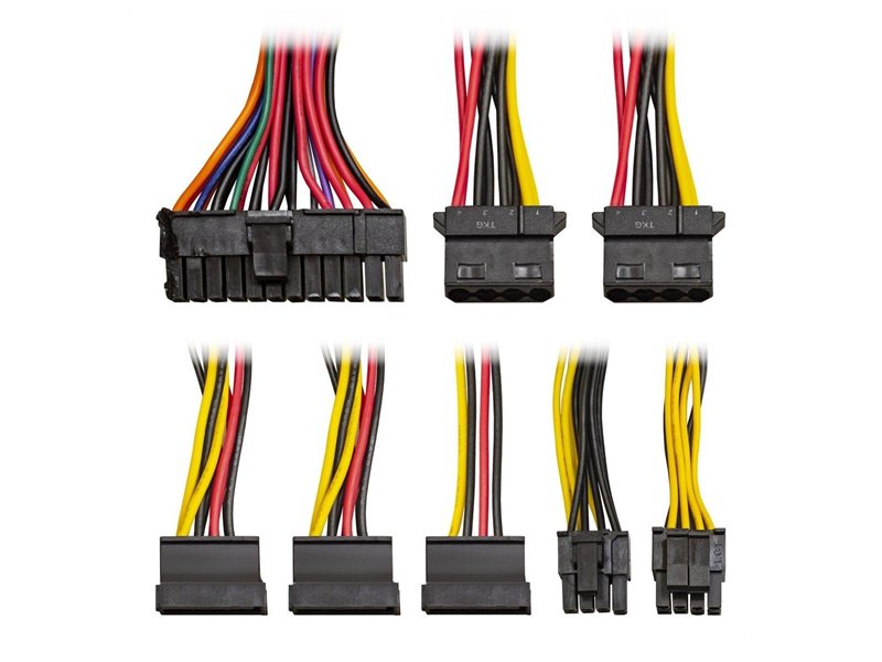 Блок питания Exegate ES261570RUS Блок питания 600W ExeGate UNS600, ATX, 12cm fan, 24p+4p, 6/8p PCI-E, 3*SATA, 2*IDE, FDD