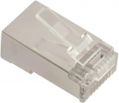 Коннектор Lanmaster (LAN-EZ45-8P8C/S6-100) STP кат.6 RJ45 серебристый (упак.:100шт)