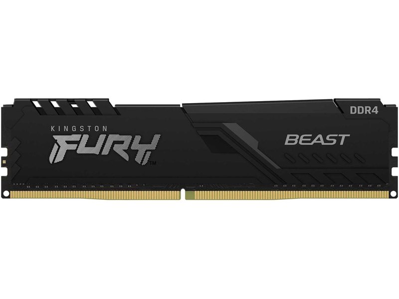 Память DDR4 16GB 3600MHz Kingston KF436C18BB/16 Fury Beast Black RTL Gaming PC4-28800 CL18 DIMM UDIMM 288-pin 1.35В single rank с радиатором Ret
