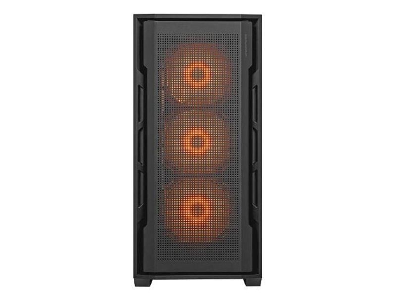 Cougar Корпус Uniface X RGB V2 Black, 4x140mm ARGB PWM Fan, ARGB PWM Fan Hub, без БП, E-ATX