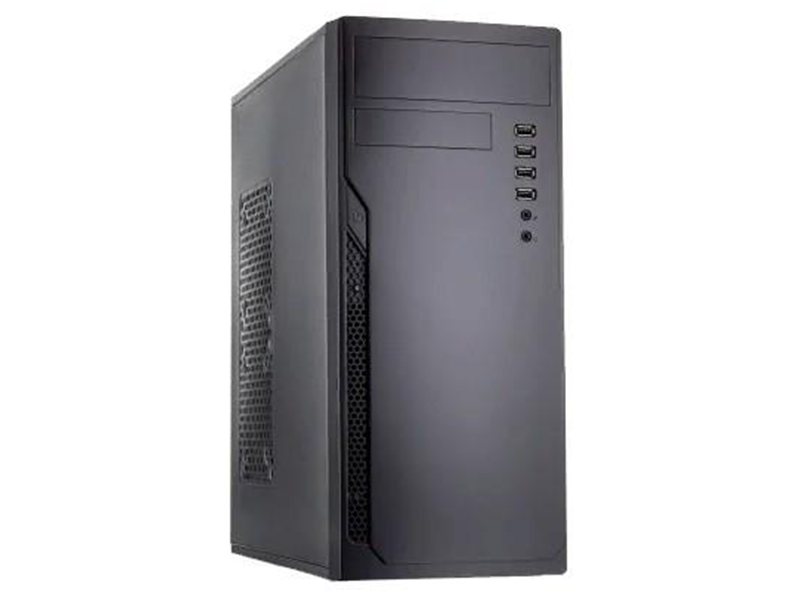 Foxline FL-301 ATX, w/o  PSU 1x5.25EXT, 1x3.5EXT, 4x3.5INT, 4xUSB2.0, HDA, w/o FAN, no pwr cord