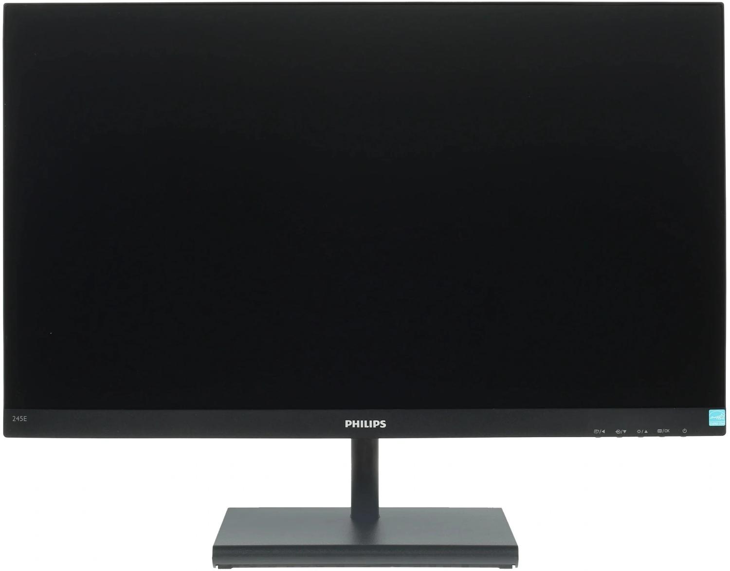 Монитор Philips 23.8" 245E1S (00/01) черный IPS LED 16:9 HDMI матовая 250cd 178гр/178гр 2560x1440 75Hz VGA DP 2K 3.24кг
