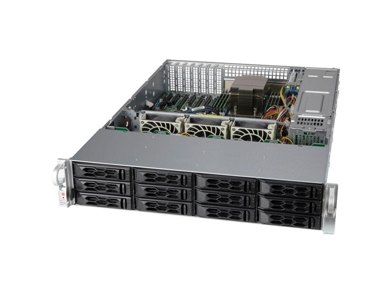 Серверный корпус Supermicro SuperChassis 2U LA26AC12-R920LP1/no HDD(12)LFF/7xFH/2x920W/(12"x13")ATX/Backplane 12xSATA3/SAS3