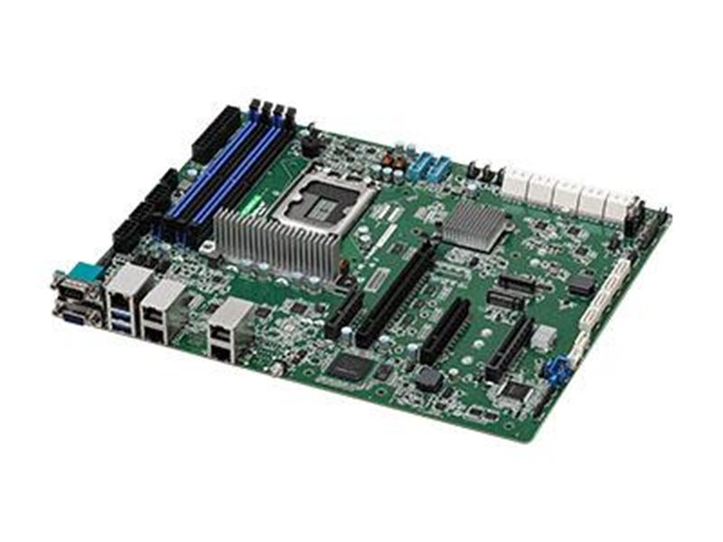 Материнская плата/ ASRock EC266D4-4L (color box), ATX, 1x (LGA 1700), Intel® Xeon® 6300-series, Xeon® E-2400 series, Pentium® Gold G7400/G7400T, 4x DIMM slots (2DPC), DDR5 ECC UDIMM, 1x PCIe5.0 x16, 1x PCIe5.0 x8, 2x PCIe4.0 x4, 2x M.2 (PCIe4.0 x4), 14x S