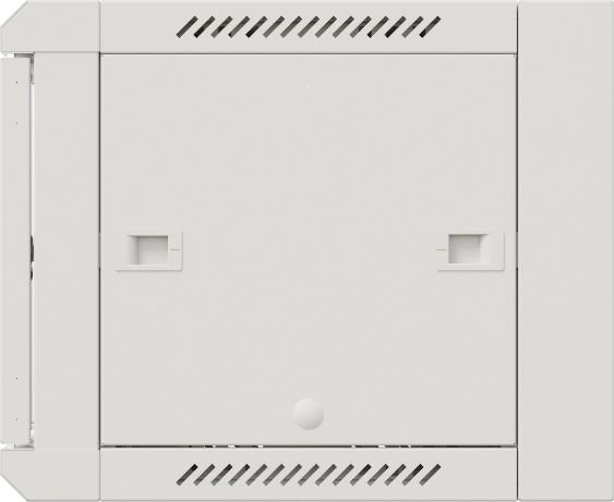 Шкаф коммутационный NTSS Премиум (NTSS-W6U6060GS-2) настенный 6U 600x600мм пер.дв.стекл 60кг серый 500мм 19.5кг 220град. 370мм IP20 сталь