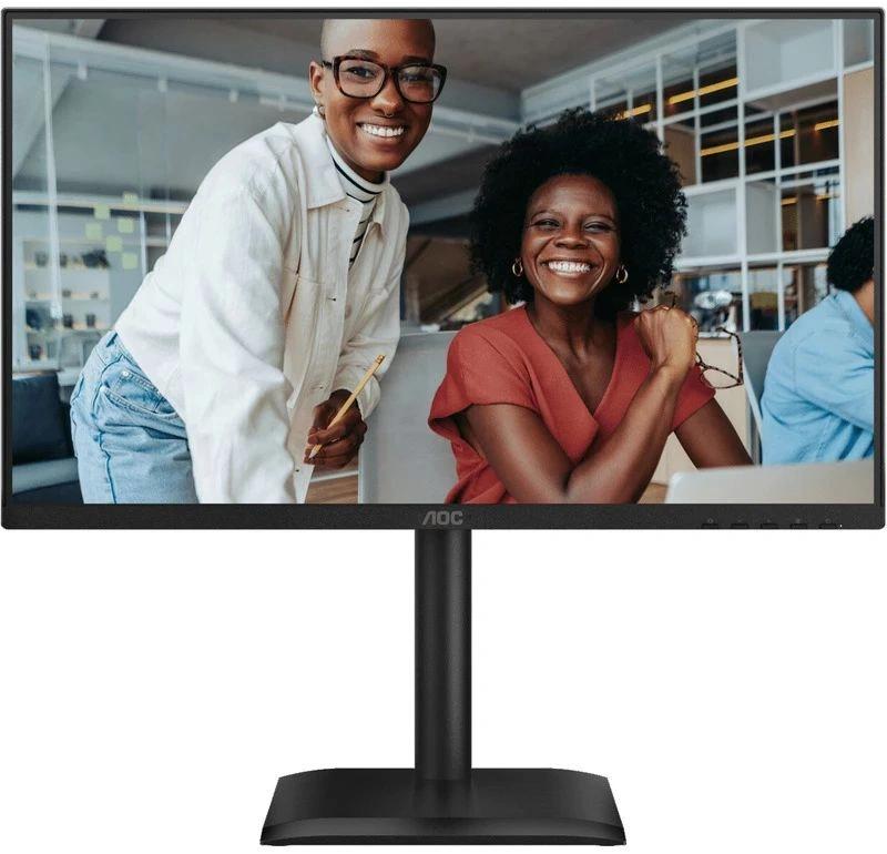 Монитор AOC 23.8" 24E4U черный IPS 1ms 16:9 HDMI M/M матовая HAS Piv 300cd 178гр/178гр 1920x1080 120Hz VGA DP FHD