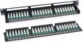 Патч-панель Cabeus PLHD-48-CAT.5E-DUAL 19" 1U 48xRJ45 кат.5E UTP