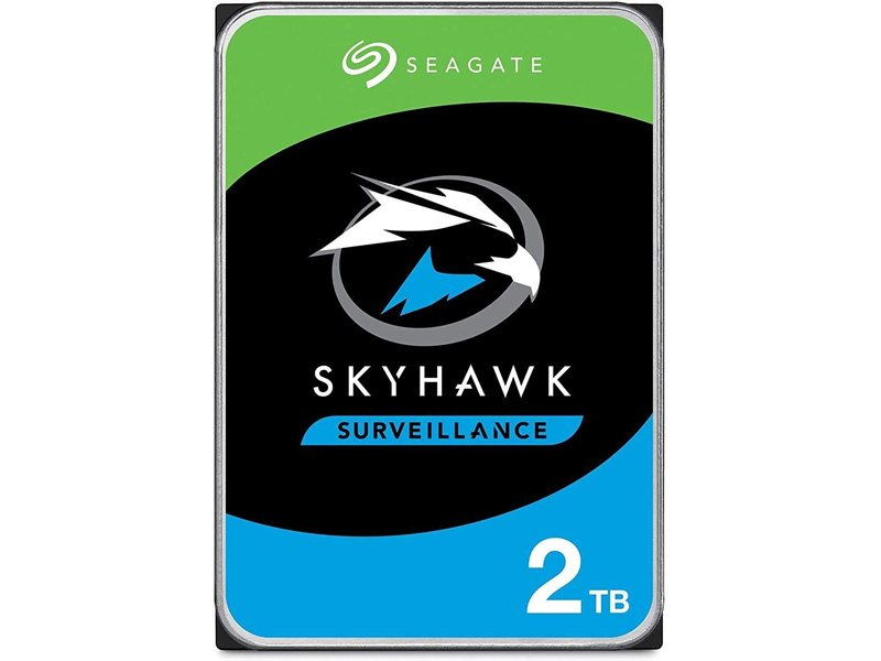 Жесткий диск/ HDD Seagate SATA 2Tb SkyHawk Surveillance HDD 5400 256Mb 1 year warranty (replacement ST2000VX015, ST2000VX008)