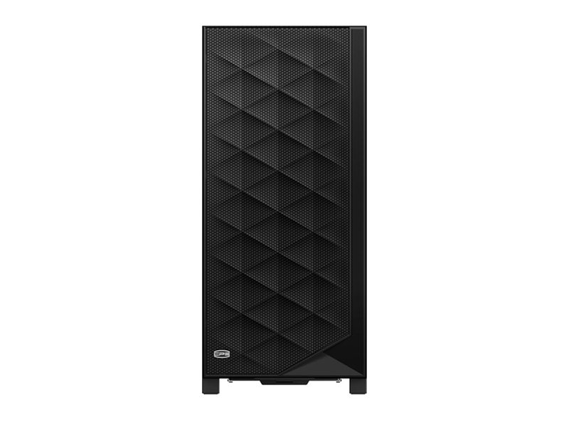 Корпус без блока питания/ Case PCCooler C3D510 BK, Midi-Tower, TG, Mesh, no fans, 2xUSB-A 3.0, E-ATX, ATX, mATX, mITX Black