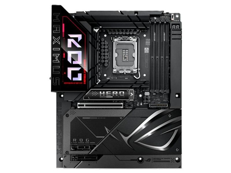 Материнская плата ASUS ROG MAXIMUS Z890 HERO BTF, LGA1851, Z890, 4*DDR5, 4*SATA, 6*M.2, 8*USB 3.2, Type-C, 2*PCIx16, 1*PCIx1,  2*Thunderbolt™ 4, HDM, ATX; 90MB1KG0-M0EAY0