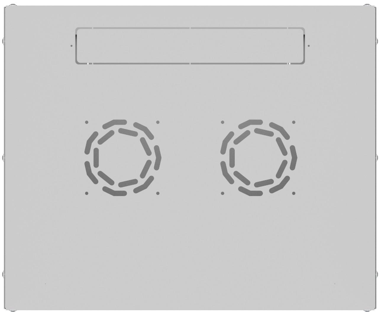 Шкаф коммутационный NTSS Lime (NTSS-WL9U5560GS) настенный 9U 550x600мм пер.дв.стекл несъемн.бок.пан. 30кг серый 520мм 15.6кг 110град. 500мм IP20 сталь