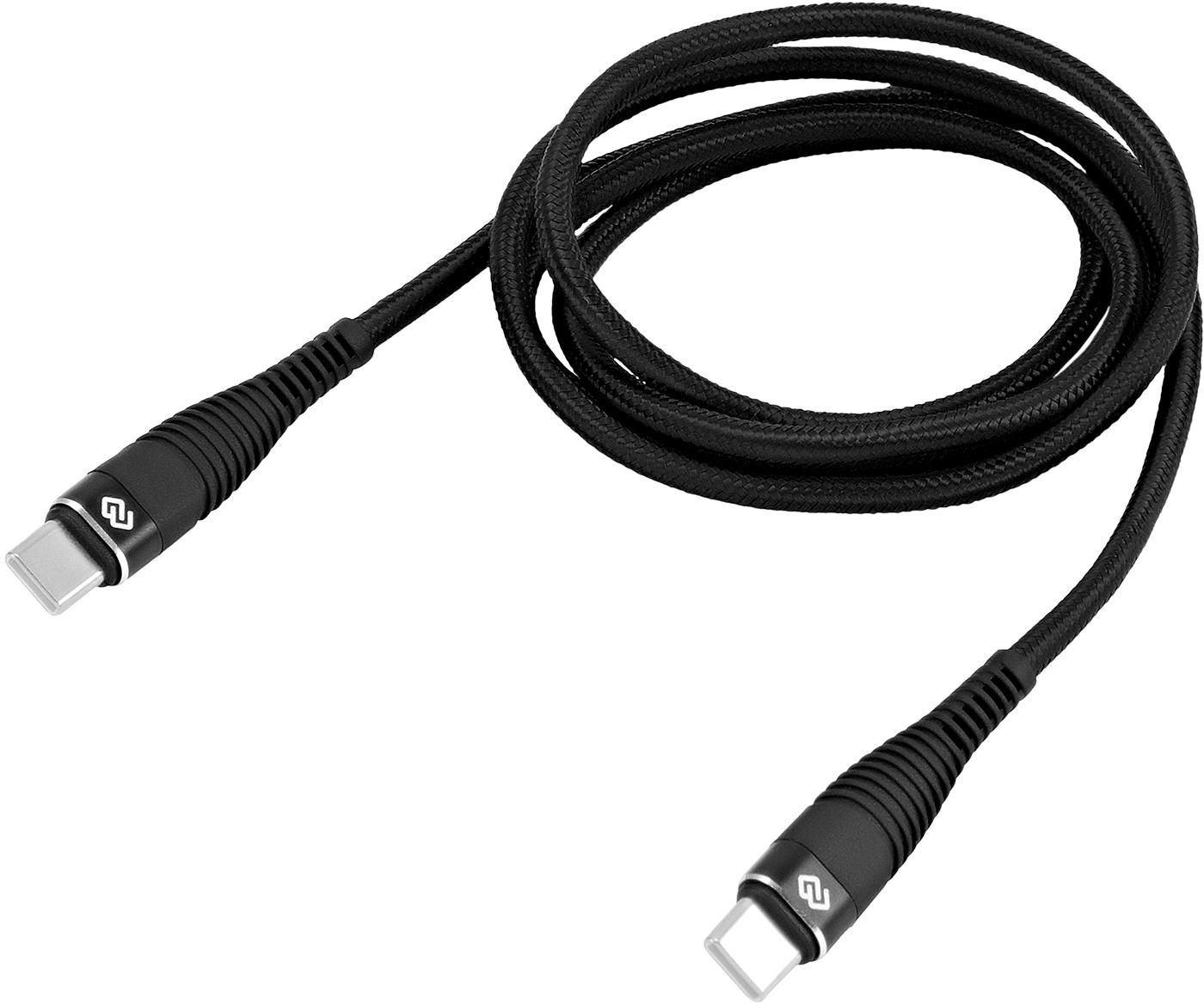 Кабель Digma DG-USBС-C-2M-100W USB Type-C (m)-USB Type-C (m) 2м черный