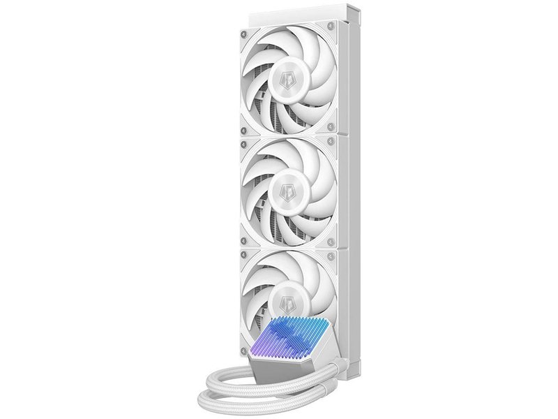 Кулер для процессора водяной 350W S_MULTI 4pin PWM 3x12cm Fan ARGB DX360 MAX White ID-COOLING